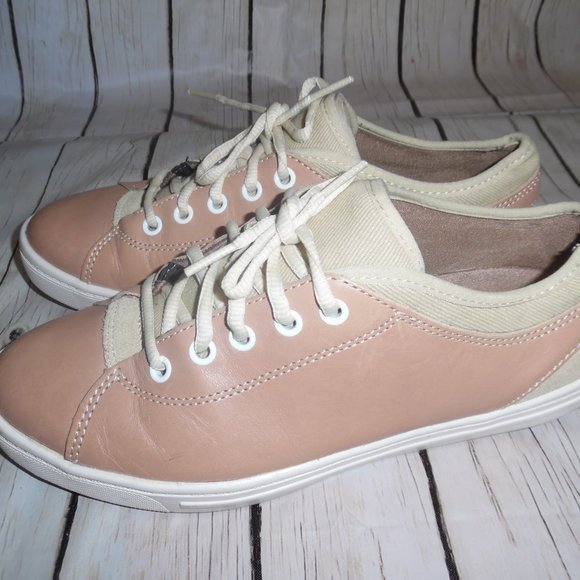 Rockport Leather Walking Trustride Cushioned Comfy Lace up Beige  Sneakers Shoes - Picture 12 of 13